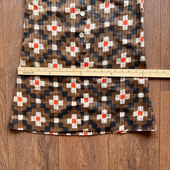 60s Mod Dagger Collar Mini Dress - Picture 8 of 9